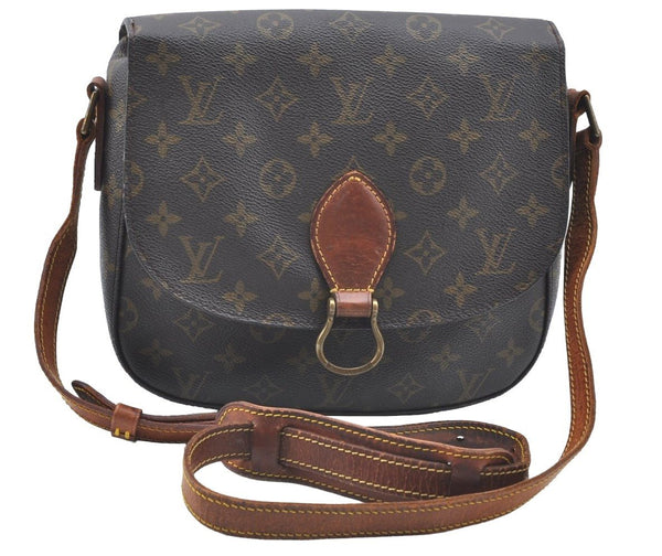 Authentic Louis Vuitton Monogram Saint Cloud GM M51242 Shoulder Cross Bag K4371
