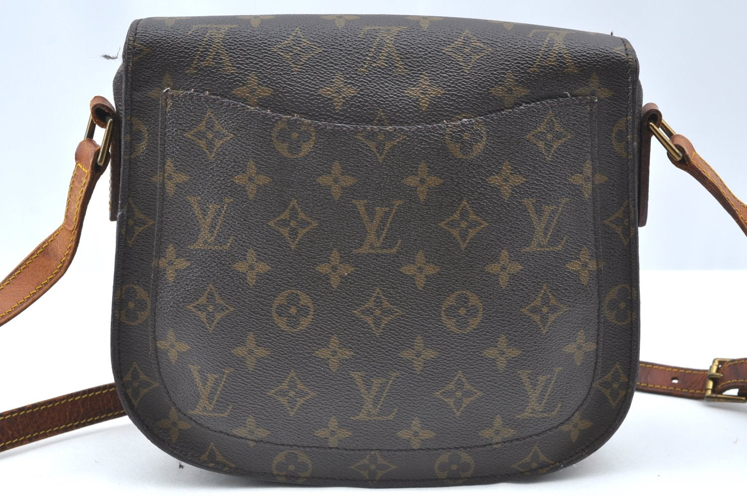 Authentic Louis Vuitton Monogram Saint Cloud GM M51242 Shoulder Cross Bag K4371
