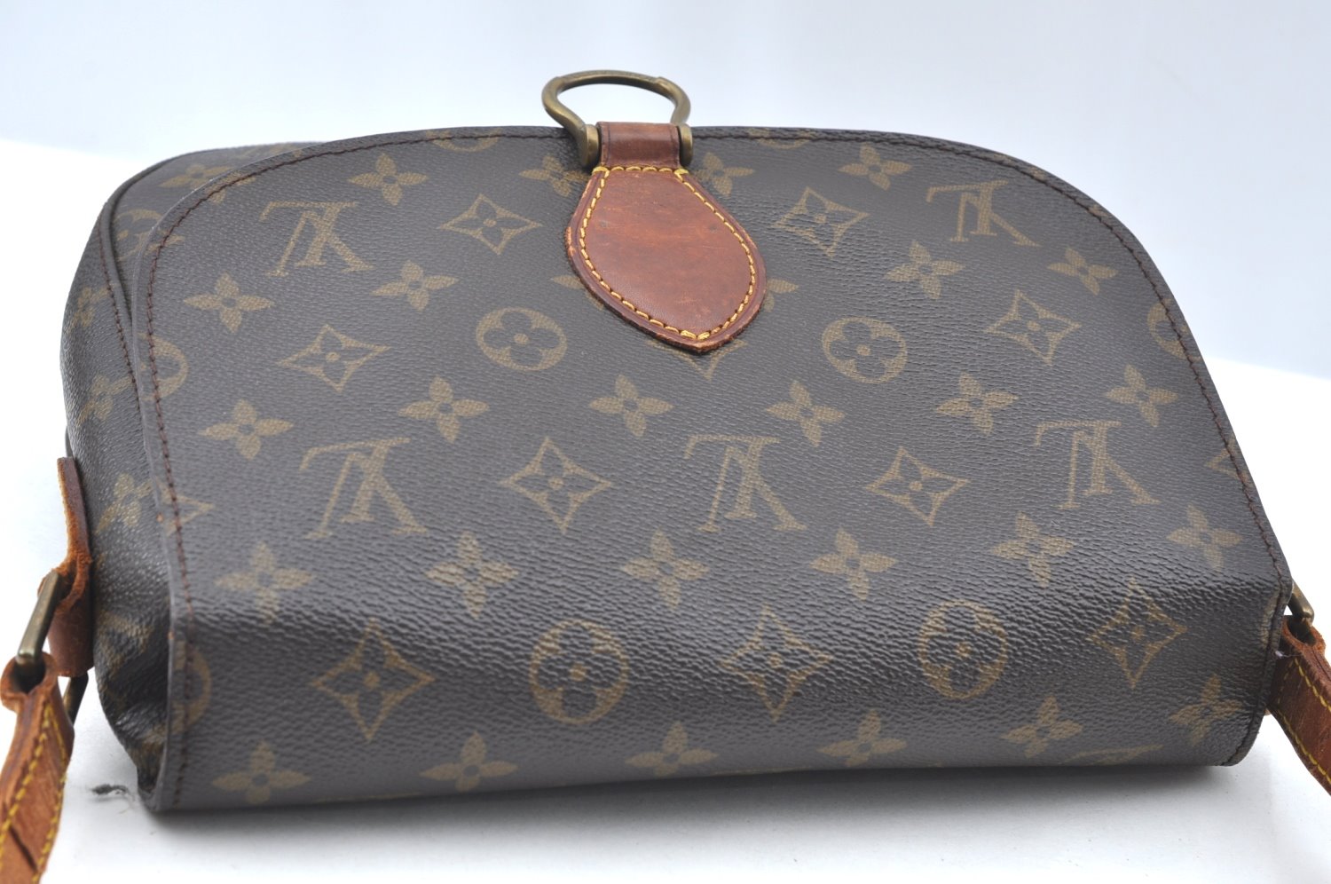 Authentic Louis Vuitton Monogram Saint Cloud GM M51242 Shoulder Cross Bag K4371