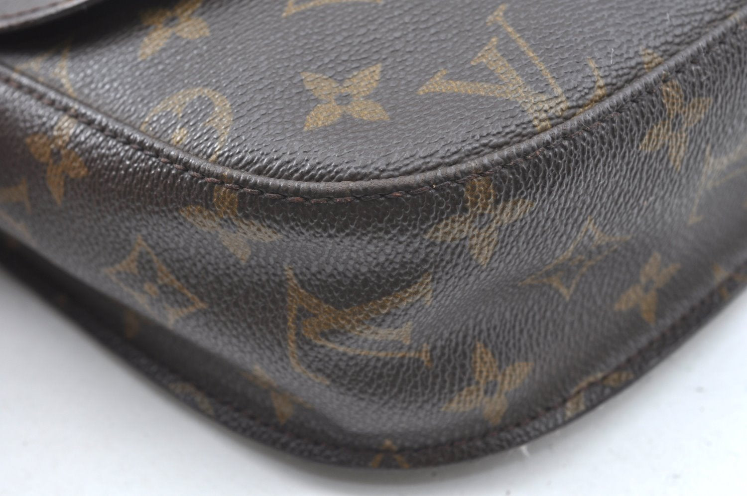 Authentic Louis Vuitton Monogram Saint Cloud GM M51242 Shoulder Cross Bag K4371