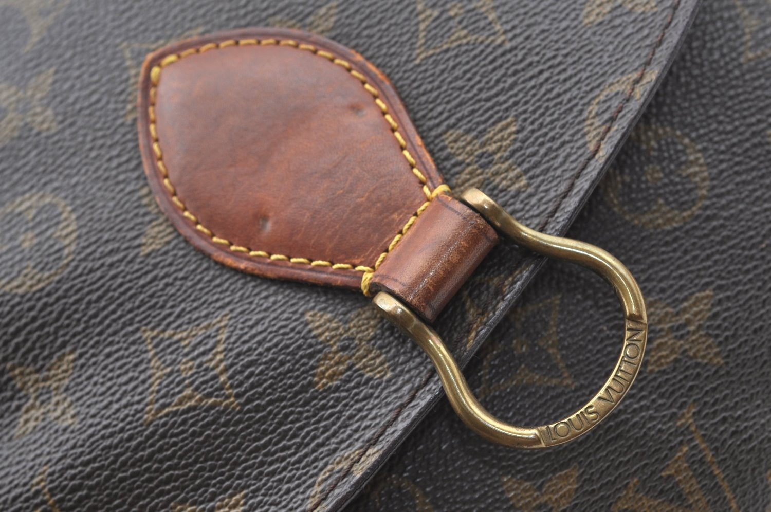 Authentic Louis Vuitton Monogram Saint Cloud GM M51242 Shoulder Cross Bag K4371