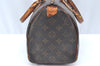 Authentic Louis Vuitton Monogram Speedy 25 Boston Hand Bag M41528 LV Junk K4372