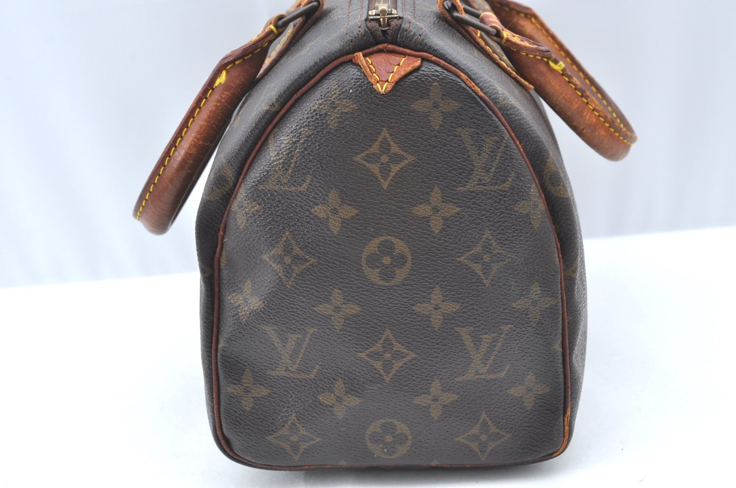 Authentic Louis Vuitton Monogram Speedy 25 Boston Hand Bag M41528 LV Junk K4372