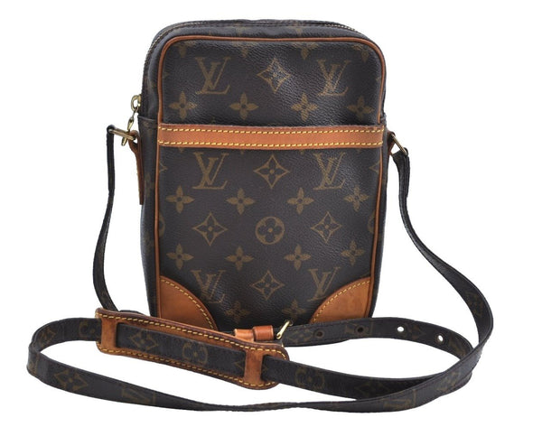 Authentic Louis Vuitton Monogram Danube Shoulder Cross Body Bag M45266 LV K4374