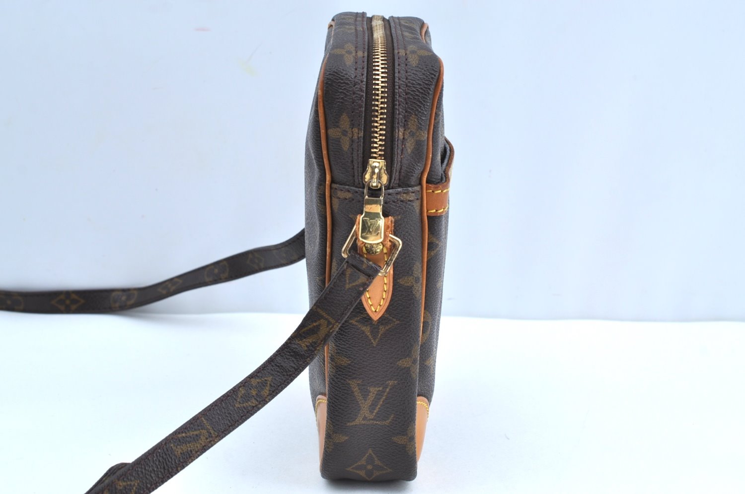 Authentic Louis Vuitton Monogram Danube Shoulder Cross Body Bag M45266 LV K4374
