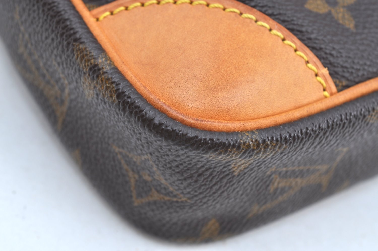 Authentic Louis Vuitton Monogram Danube Shoulder Cross Body Bag M45266 LV K4374