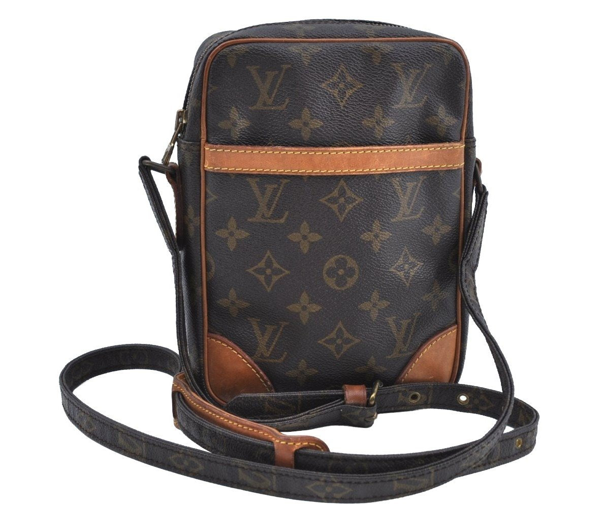 Authentic Louis Vuitton Monogram Danube Shoulder Cross Body Bag M45266 LV K4376