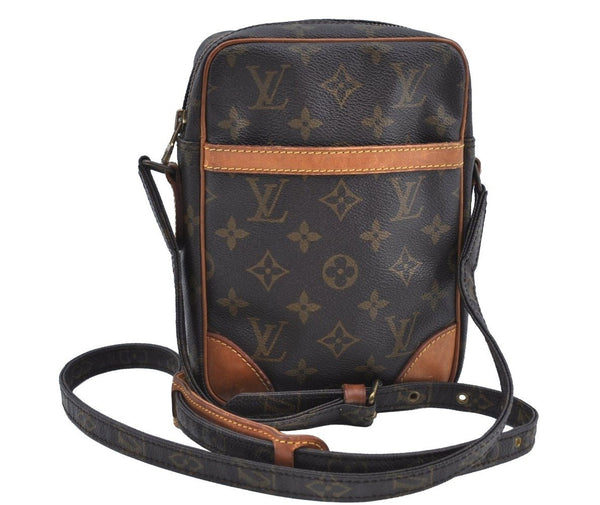 Authentic Louis Vuitton Monogram Danube Shoulder Cross Body Bag M45266 LV K4376