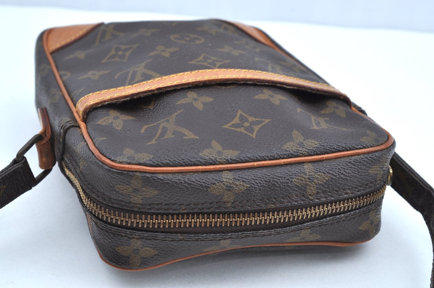 Authentic Louis Vuitton Monogram Danube Shoulder Cross Body Bag M45266 LV K4376