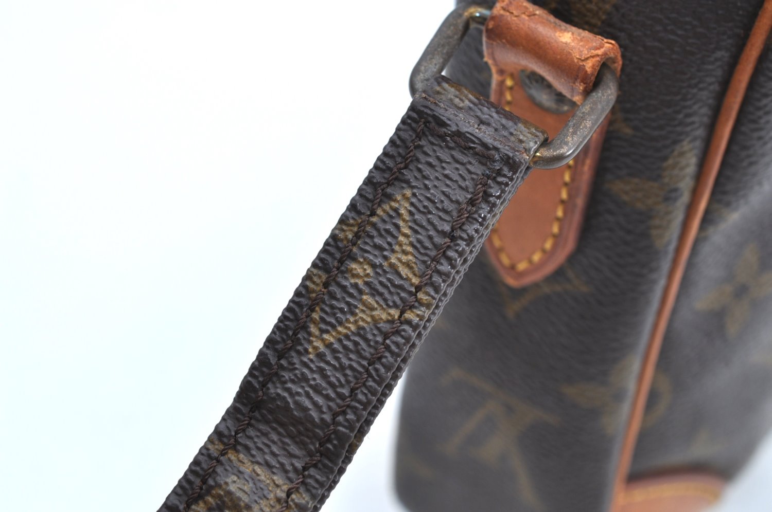 Authentic Louis Vuitton Monogram Danube Shoulder Cross Body Bag M45266 LV K4376