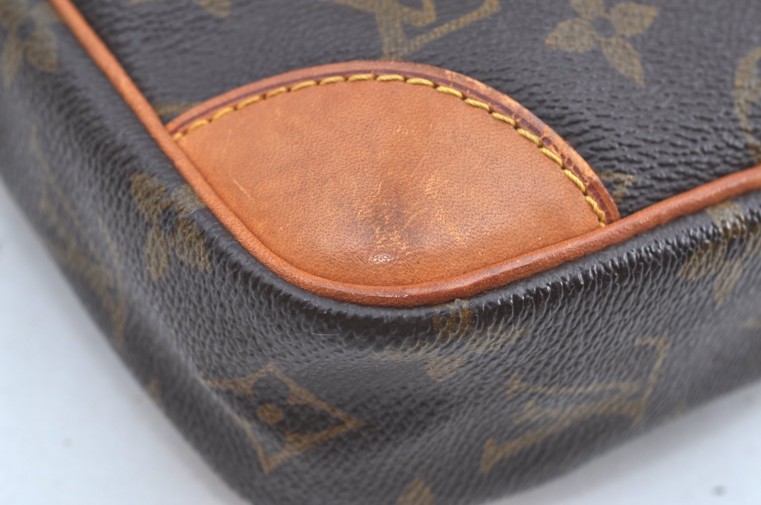 Authentic Louis Vuitton Monogram Danube Shoulder Cross Body Bag M45266 LV K4376