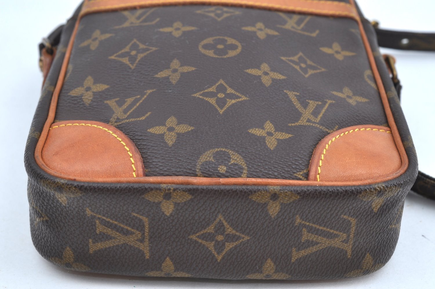 Authentic Louis Vuitton Monogram Danube Shoulder Cross Body Bag M45266 LV K4377