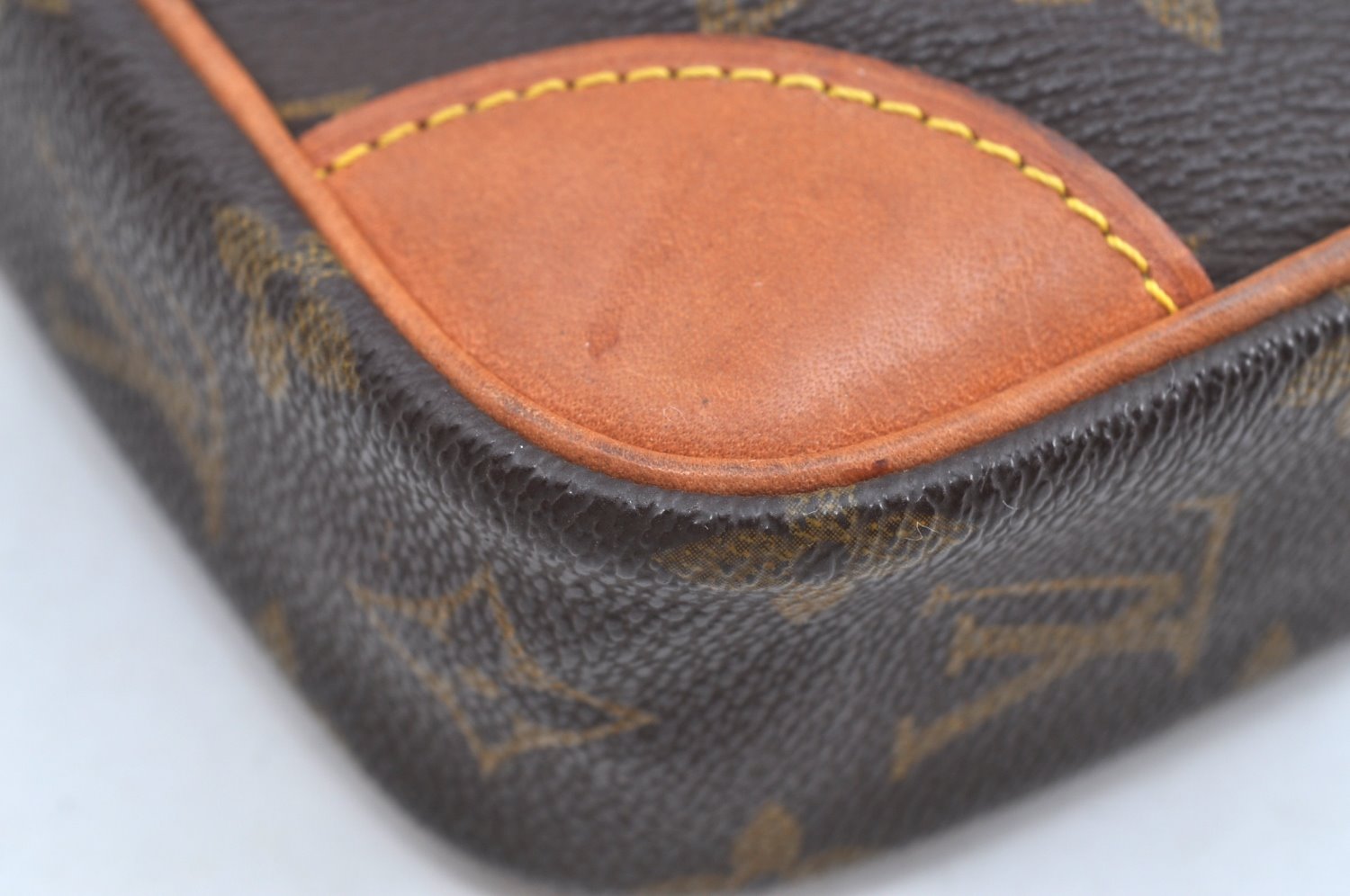 Authentic Louis Vuitton Monogram Danube Shoulder Cross Body Bag M45266 LV K4377