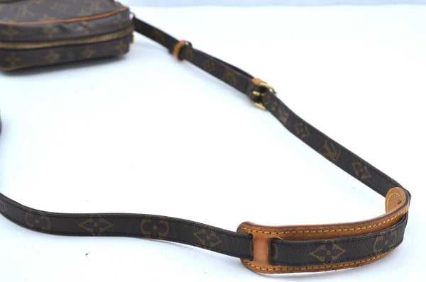 Authentic Louis Vuitton Monogram Danube Shoulder Cross Body Bag M45266 LV K4378