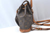 Authentic Louis Vuitton Monogram Montsouris PM Backpack M51137 LV K4382