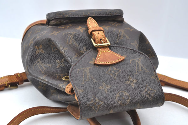 Authentic Louis Vuitton Monogram Montsouris PM Backpack M51137 LV K4382