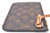 Authentic Louis Vuitton Monogram Neverfull Pouch Purse Clutch Bag Pink LV K4402