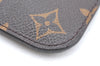 Authentic Louis Vuitton Monogram Neverfull Pouch Purse Clutch Bag Pink LV K4408