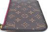 Authentic Louis Vuitton Monogram Neverfull Pouch Purse Clutch Bag Pink LV K4413