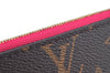 Authentic Louis Vuitton Monogram Neverfull Pouch Purse Clutch Bag Pink LV K4413