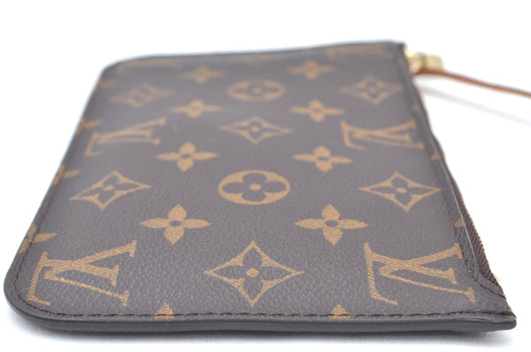 Authentic Louis Vuitton Monogram Neverfull Pouch Purse Clutch Bag LV K4420