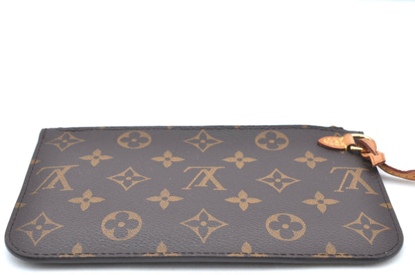 Authentic Louis Vuitton Monogram Neverfull Pouch Purse Clutch Bag LV K4420