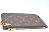 Authentic Louis Vuitton Monogram Neverfull Pouch Purse Clutch Bag LV K4427