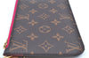 Authentic Louis Vuitton Monogram Neverfull Pouch Purse Clutch Bag Pink LV K4430