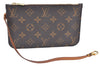 Authentic Louis Vuitton Monogram Neverfull Pouch Purse Clutch Bag LV K4431