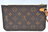 Authentic Louis Vuitton Monogram Neverfull Pouch Purse Clutch Bag LV K4431