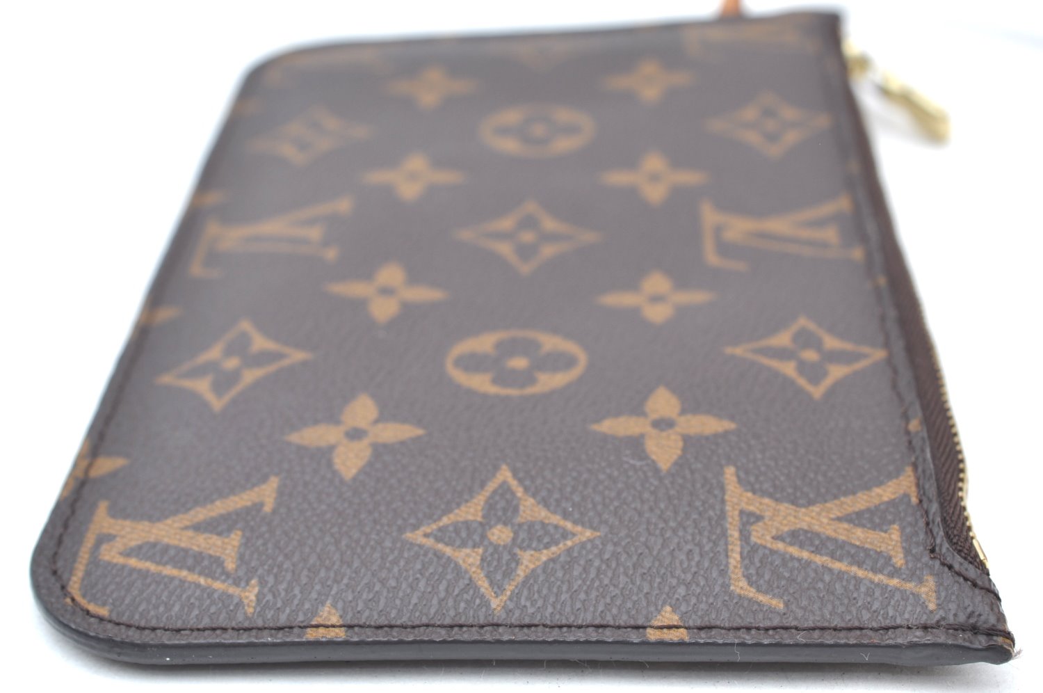 Authentic Louis Vuitton Monogram Neverfull Pouch Purse Clutch Bag LV K4431