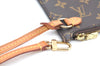 Authentic Louis Vuitton Monogram Neverfull Pouch Purse Clutch Bag LV K4434