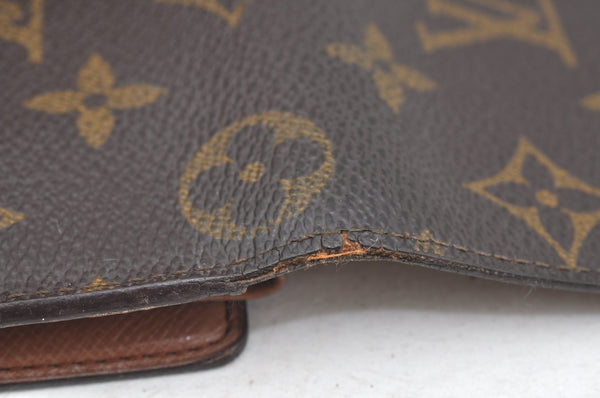 Authentic Louis Vuitton Monogram Porte Tresor International M61215 Wallet K4445