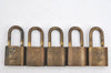 Authentic Louis Vuitton Padlock Gold 10Set LV K4447