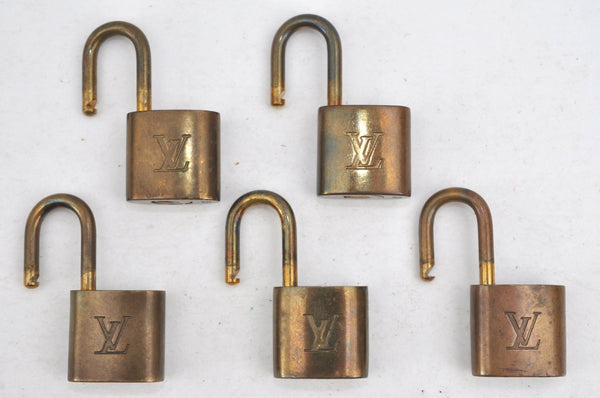 Authentic Louis Vuitton Padlock Gold 10Set LV K4449