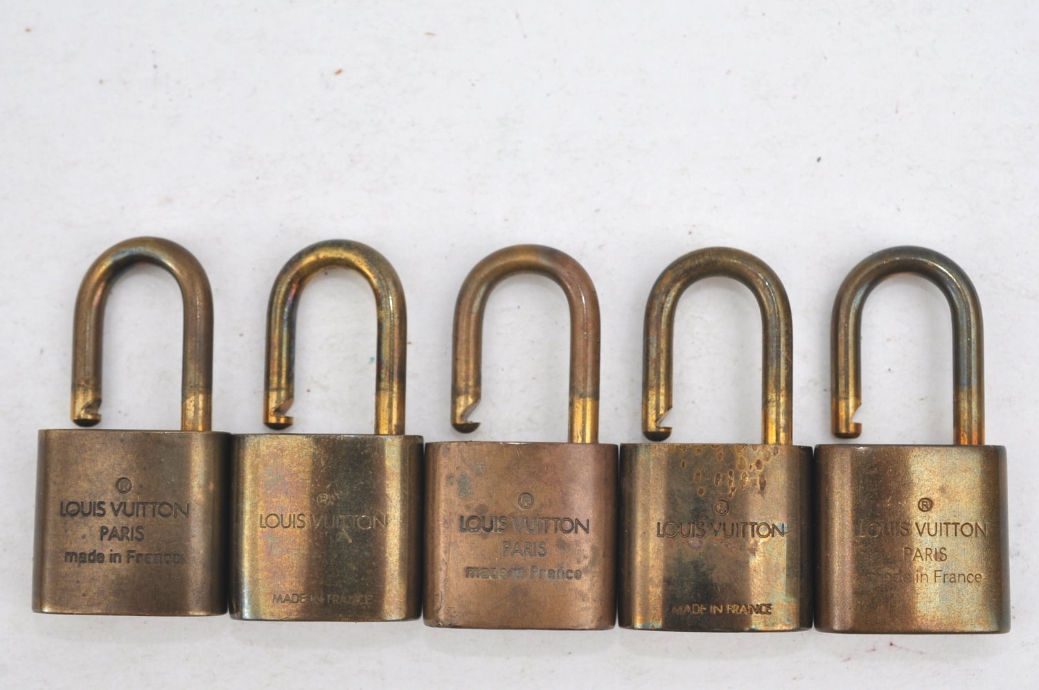 Authentic Louis Vuitton Padlock Gold 10Set LV K4449