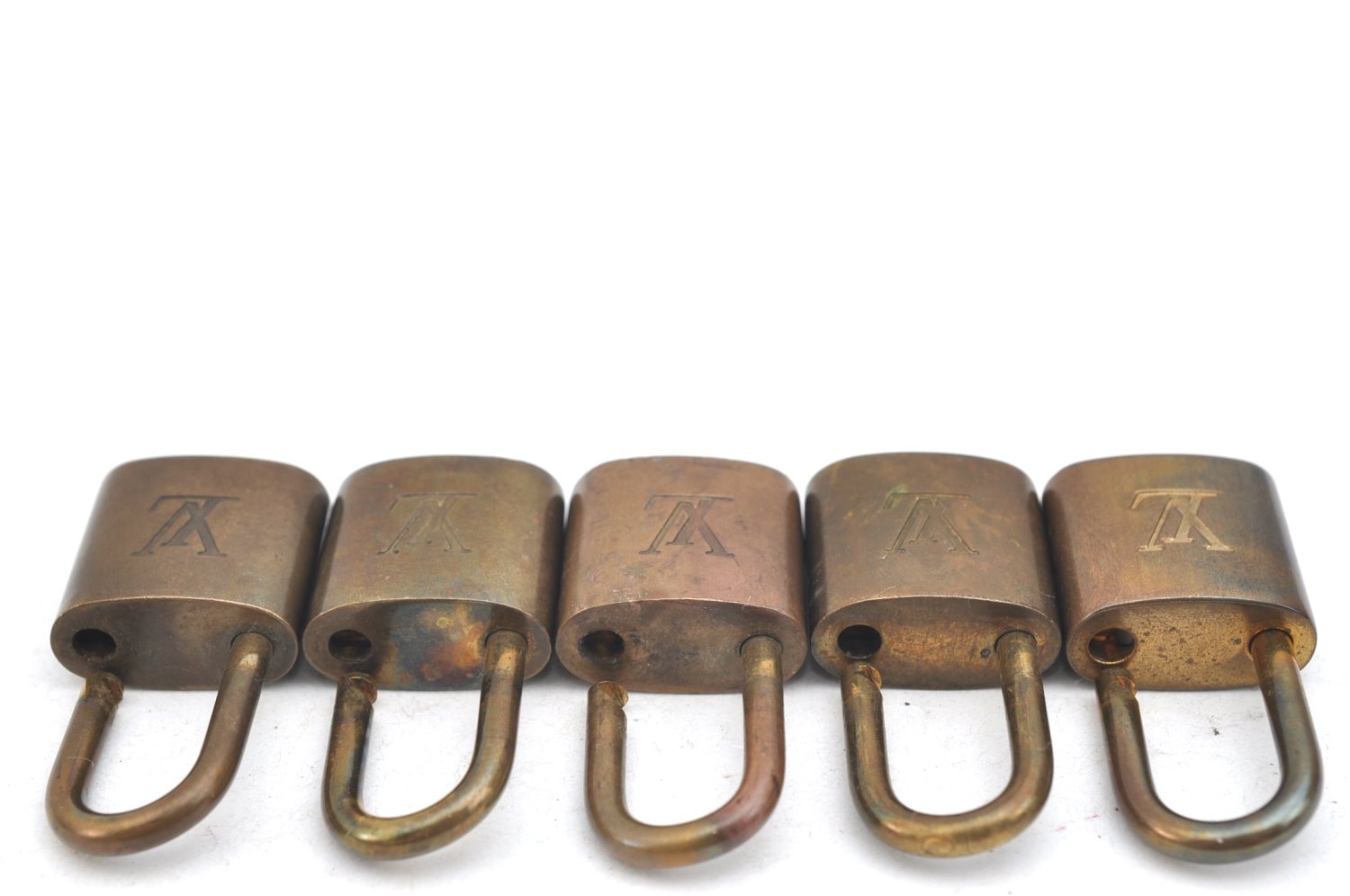 Authentic Louis Vuitton Padlock Gold 10Set LV K4449