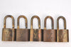 Authentic Louis Vuitton Padlock Gold 10Set LV K4449