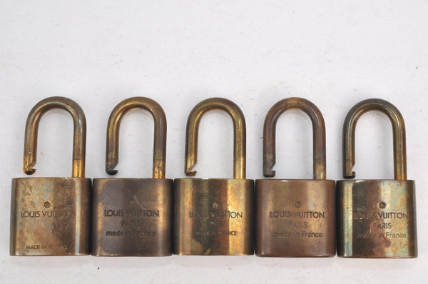 Authentic Louis Vuitton Padlock Gold 10Set LV K4449