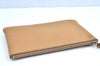 Authentic GUCCI Bamboo Tassel Clutch Bag Pouch Purse Leather 376854 Beige K4450