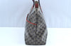 Authentic GUCCI Sherry Line GG Crystal Tote Bag PVC Leather 155524 Navy K4452