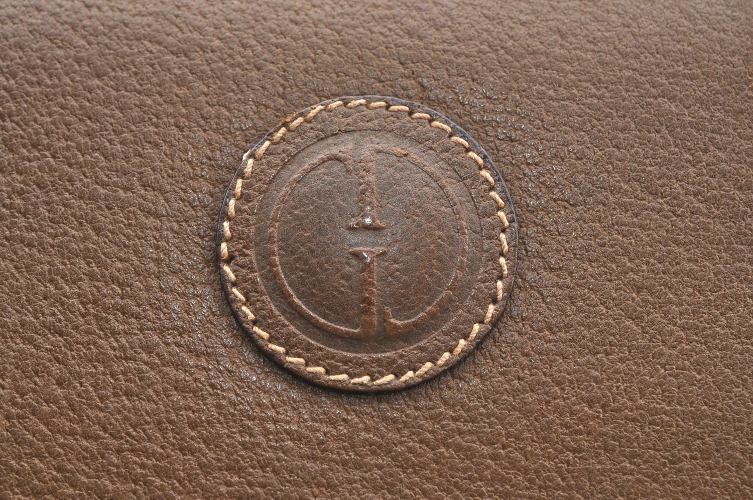 Authentic GUCCI Shoulder Cross Body Bag Purse Canvas Leather Beige Brown K4455