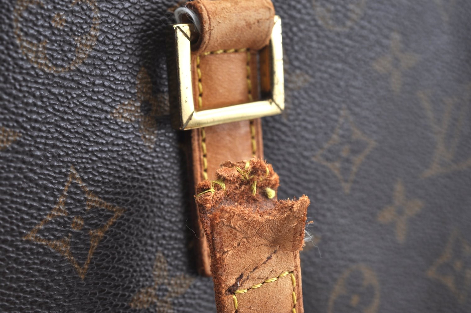 Auth Louis Vuitton Monogram Cabas Alto Shoulder Tote Bag M51152 LV Junk K4456