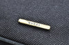 Authentic GUCCI Web Sherry Line Shoulder Bag Canvas Leather 73885 Black K4459