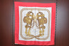 Authentic HERMES Carre 90 Scarf "BRIDES de GALA par" Silk Red K4460