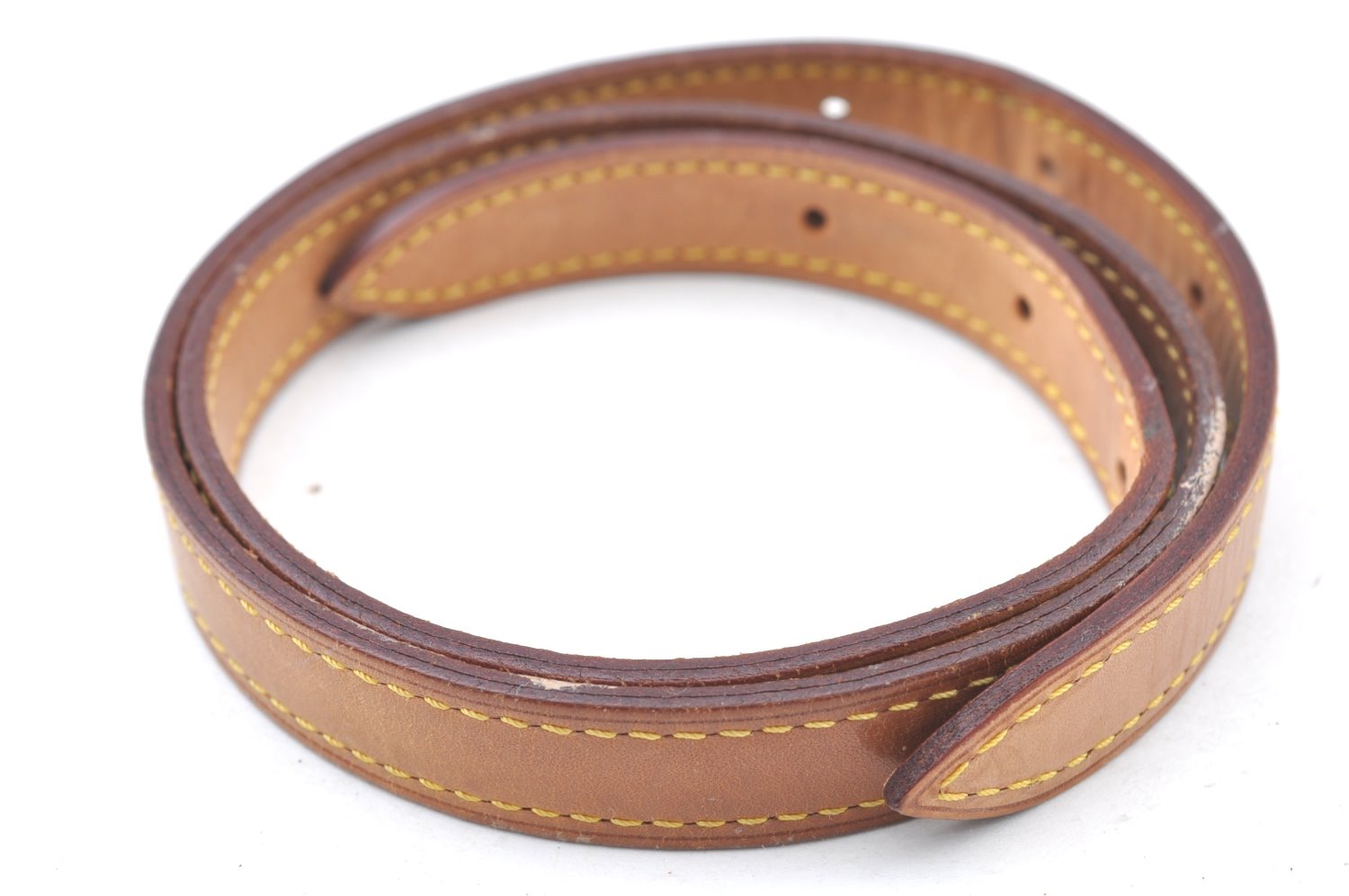 Authentic Louis Vuitton Leather Shoulder Strap For Bucket GM 31.9