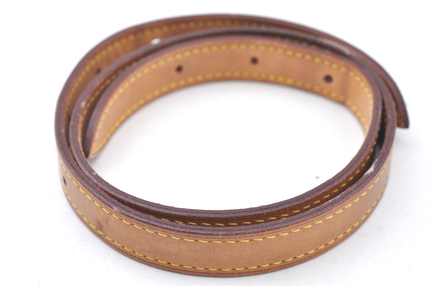 Authentic Louis Vuitton Leather Shoulder Strap For Bucket GM 31.9