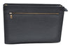 Authentic Louis Vuitton Epi Enghien 2Way Shoulder Clutch Bag M52112 Black K4472