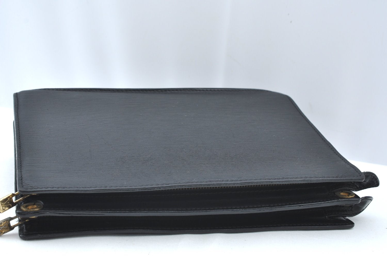 Authentic Louis Vuitton Epi Enghien 2Way Shoulder Clutch Bag M52112 Black K4472