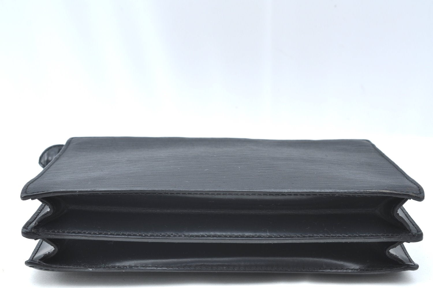 Authentic Louis Vuitton Epi Enghien 2Way Shoulder Clutch Bag M52112 Black K4472